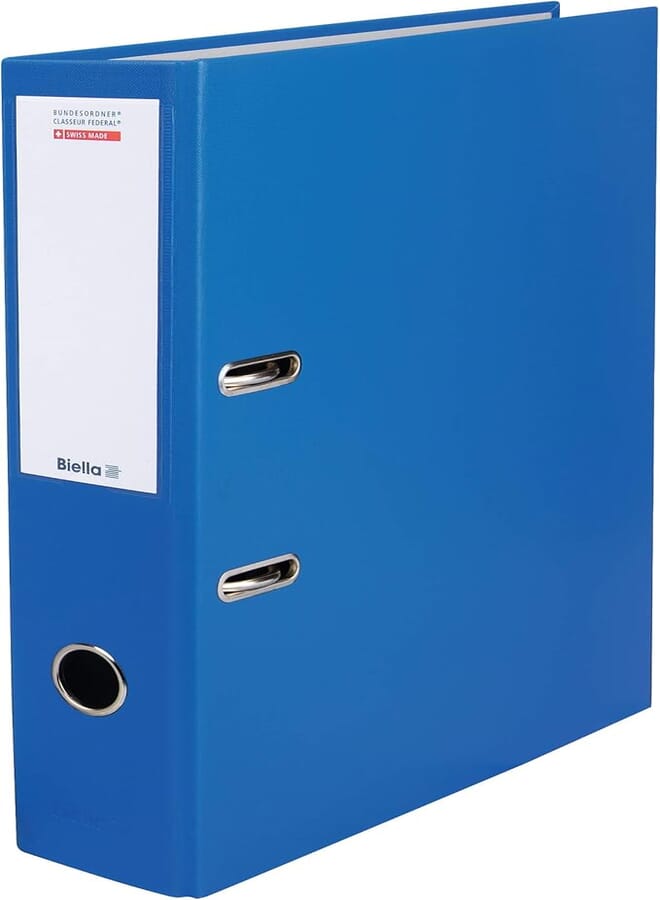 Biella Waistband Folder File Blue